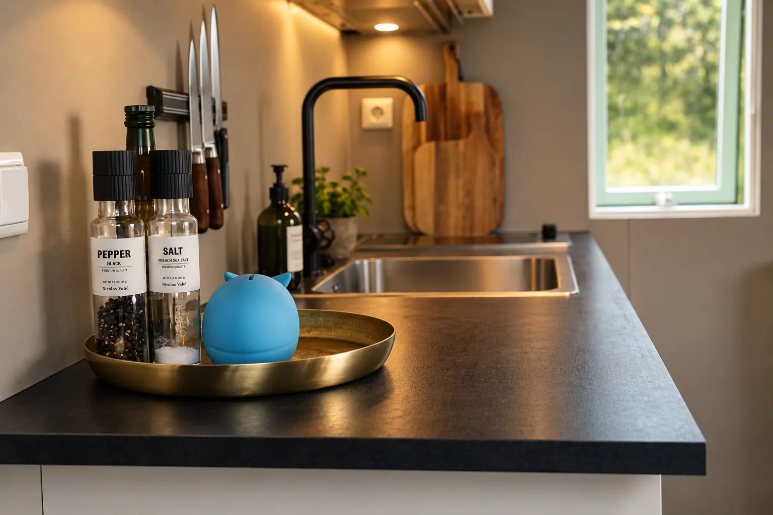 The Cottage: Kitchenette with sink
