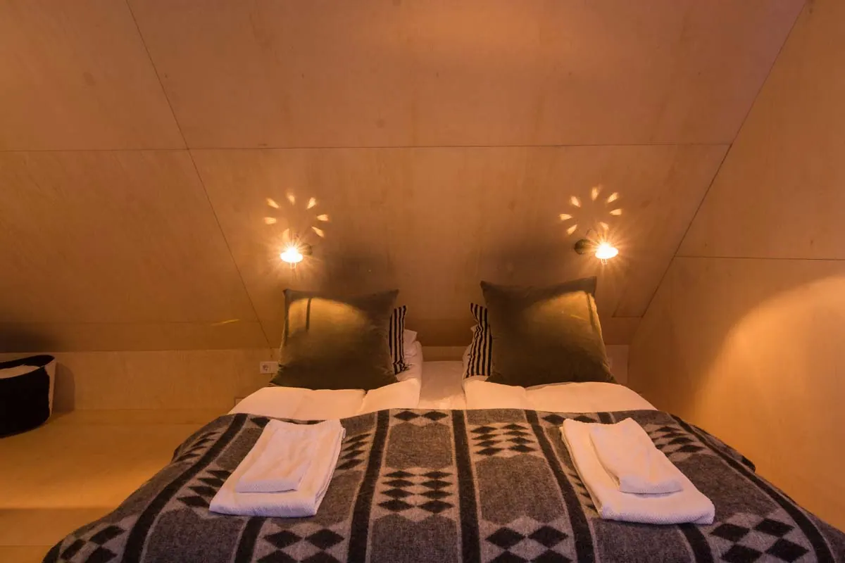 Apartment 15C: Bedroom under the sloping roof